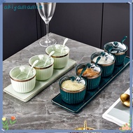 AKIYAMAMIO Seasoning Storage Box Spice Storage Jars Household Salt Shaker Jars BBQ Cooking Herbs Org