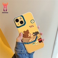 Protective tpu iphone case in the shape of a pizza bear 7 8 Plus 6 6s Plus 11 13 12 14 Pro MAX XR X 