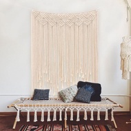 [MWF] Bohemian Tapestry Door Curtain Hand-woven Cotton Rope Tapestry Tapestry Door Curtain Home Decoration Woven Door Curtain