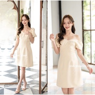 Amber 2in1 Dress : Cream Color [Made by Pastel Time]