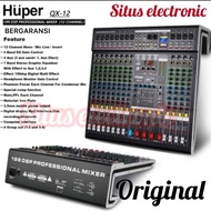 mixer huper qx 12 original mixer 12 channel huper qx12 digital effect