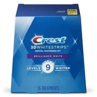 3D Whitestrips Brilliance White, 32 Strips = 16 Treatments (Each with 1 Upper/1 Lower). Crest 3D Whi
