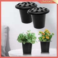 [Lovoski2] 2x Grave Flower Holder Flower Pot Gravestone Memorial Cemetery Vases