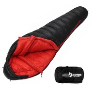Down Sleeping Bag 5 F 1100 Fill Power Cool Weather Lightweight Portable Waterproof Mummy Sleeping Ba