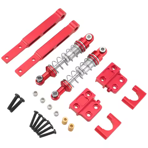 MN82T MN82s MN82pro LC79 Rear Axle Leaf Spring Modification Rod Shock Absorber Set RC Car Upgrade Mo