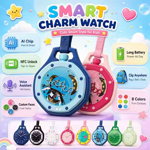 AI Smart Trendy Dopamine Smart Watch Smart AI Chip AI Voice Assistant NFC Function Bluetooth Call Fa