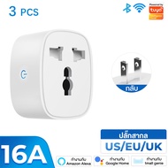 ปลั๊กไฟอัจฉริยะ Tuya Universal Smart Plug wifi ปลั๊กไฟ wifi วัดค่าไฟ App Smart life ewelink IoT Goog