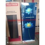 Penawaran Terbatas Kulkas Polytron 2 pintu tanpa bunga es P237 seri