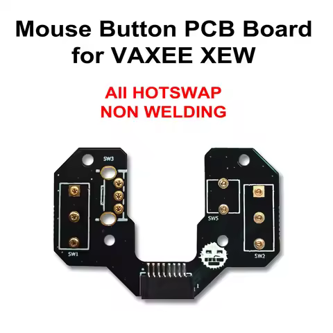 Mouse HOTSWAP Button PCB Board for VAXEE NP01S XEW AXW Mechanical Micro Switch Button Motherboard Re