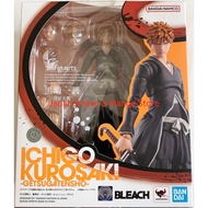 Bandai S.H.Figuarts BLEACH Ichigo Kurosaki Getsuga Tensho Action Figure Japan Ishida Byakuya Aizen