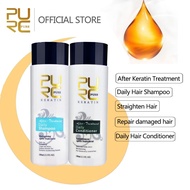 PURC Hair Shampoo + Conditioner Hair Repair Daily Hair Care Set 100ml or Use For After Keratin Treatment