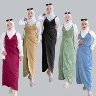 KIMONO DRESS | STEPHANIE DRESS | DRESS satin TALI / CAMISOLE DREES SET LONG DREES KOREAN STYLEWanita