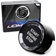 iJDMTOY Crystal Diamond Reflective Engine Push Start Button w/Black Trim Compatible with BMW F/G Cha