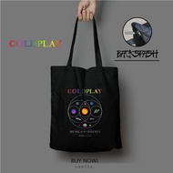 Coldplay World Tour Men's Tote Bag Wanita - COLDPLAY merchandise