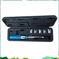 7PCS Drive Click Torque Wrench Set 2-10 NM Spoke Torque Wrench Steel Torque Wrench Set 2-10 NM with 