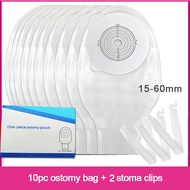 HDR 10Pcs/box 10-60mm One-piece System Ostomy Bag Drainable Colostomy Bag Pouch Ostomy Stoma