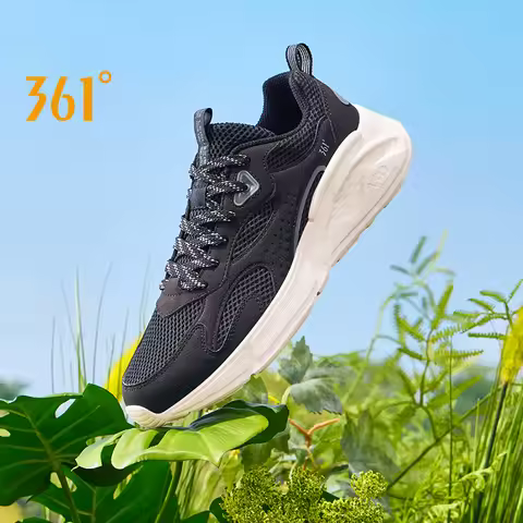 361 Degrees Men's Casual Shoes Spring New Mesh Comfortable Versatile Breathable Leisure Lightweight 