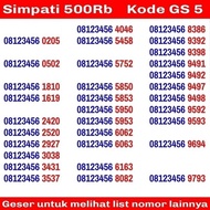 Simpati Nomor Cantik 08123456 081234567 11 Dan 12 Digit WB