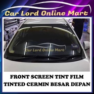 Metal Black UV Tinted Film/Front Screen JPJ Approve/Cermin Besar Depan/Tinted Kereta /Car Tinted