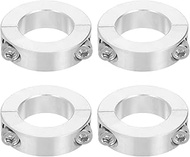 QUARKZMAN Shaft Clamp, 1-1/8 Inch Bore 1-7/8 Inch AD 1/2 Inch Thick, Double Split Adjustment Rings, 