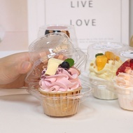Cup cake paper cup packaging box single 2-pack transparent blister pastry egg tart muffin cup packag