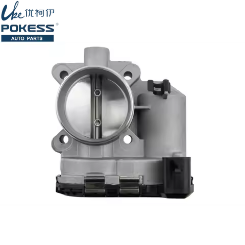 Car Throttle Body with Position Sensor for Ford Focus 12-15 Kuga 13 Fiesta 1.6L 2011-2019 7S7G9F991C