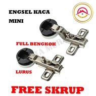 Glass spoon hinge - Glass cupboard door hinge