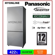 NR-BX421BPSM - PANASONIC 422L 2-DOOR INVERTER BOTTOM FREEZER FRIDGE | PANASONIC PETI SEJUK | PETI AI