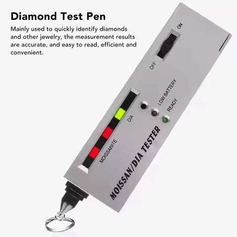 Moissanite Pen LCD Display Diamond Tester Moissanite Hardness Detector Jeweler Testing Tool with LED