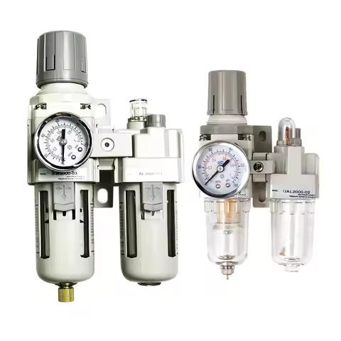 AC2010-02 AC3010-03 AC4010-04 Pneumatic Pressure Regulator Oil Water Separator Manual Drainage Compr