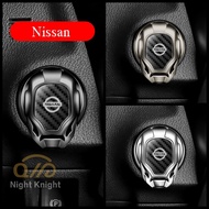 Iron Man Car Interior Engine Ignition Start Stop Button Protective Cover Decoration Sticker Car Interior Accessories For Nissan Terra Navara Almera Patrol royale X-Trail Sylphy JUKE Leaf