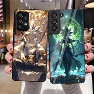Yu-Gi-Oh 03 Tempered Glass Phone Case For Samsung Galaxy A11 A14 A20 A30 A22 A32 A33 A34 A40 A42 A51