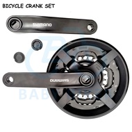 Shimano Crankset 6/7/8 Kelajuan 42/34/24T / Shimano 6/7/8 Speed 42-34-24T MTB Square Crank Triple Cr