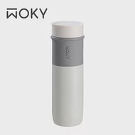 【WOKY 沃廚】JIN真瓷系列-極簡輕量陶瓷保溫瓶580ML 白色