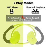 【Worth-Buy】 Sport Mp3 Player Headphone 32 Gb Waterproof Bluetooth Earphone Wireless Headset With Mic