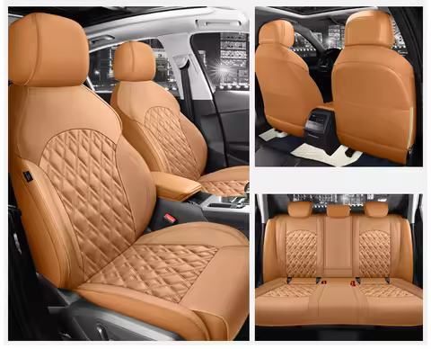 Custom Suede Leather Car Seat Covers For Mitsubishi Pajero Sport Eclipse Cross L200 ASX Lancer X Out