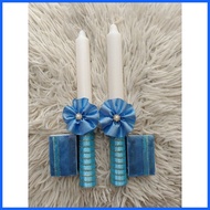 ∇ ❁ ஐ Unity candle(2pcs w/free posporo) Size 19