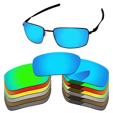 Bsymbo Replacement Lenses for-Oakley Square Wire 2 (2014) OO4075 Sunglasses Polarized - Multiple Opt