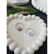 1pcs Polar Bear /Calico Cat Rings