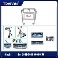 For Honda CR-V CRV 2008-2011 Car 10 Inch Radio Stereo Android MP5 Player Casing Frame 2Din Head Unit