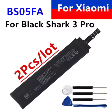 2500mAh 2Pcs/Lot BS05FA New Replacement Battery BS05FA For Black Shark 3 Pro Battery + Free Tools