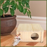 Hamster Hideout Square 2-Room Large Hamster Multi Chamber Hideout Small Animal Tunnel Toys Chamber-Maze Hamster naiesg naiesg