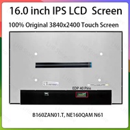 16 Inch Laptop LCD Screen NE160QAM-N61 B160ZAN01.T Display Matrix Panel Replacement 3840x2400 100% D