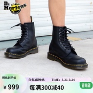 马丁（DR.MARTENS）1460 新中式流行时尚短靴软皮黑色男款8孔马丁靴 黑色 38