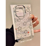 Lux 3D Glitter Shining Bright Flower Silver Case Compatible For iphone 7 7+ 8 8+ X Xs Xr 11 12 13 14