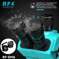 RF4 RF-EM6 Microscope Eyepiece Flip-up Dustproof Silicone Eyecups