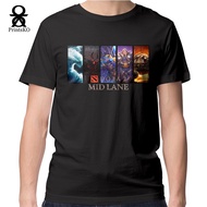 Dota 2 Shirt - Dota 2 Mid Lane Heroes Design