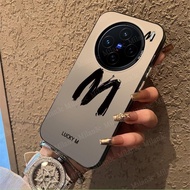 For Vivo X200 5G Casing Vivo X200 Pro Casing Shockproof Phone Casing Lucky Letter Matte Hard Phone C
