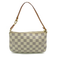 LOUIS VUITTON Pochette Accessoires 小包 N51986 Damier Azur 帆布 二手 LV