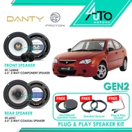 DANTY Speaker PNP PROTON GEN 2 Car Speaker 6.5" 2-Way Component Set 6.5inch Coaxial Speaker DT-1600H